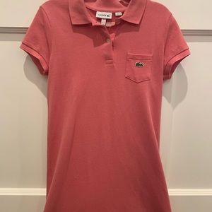 Girls Lacoste Collared Dress